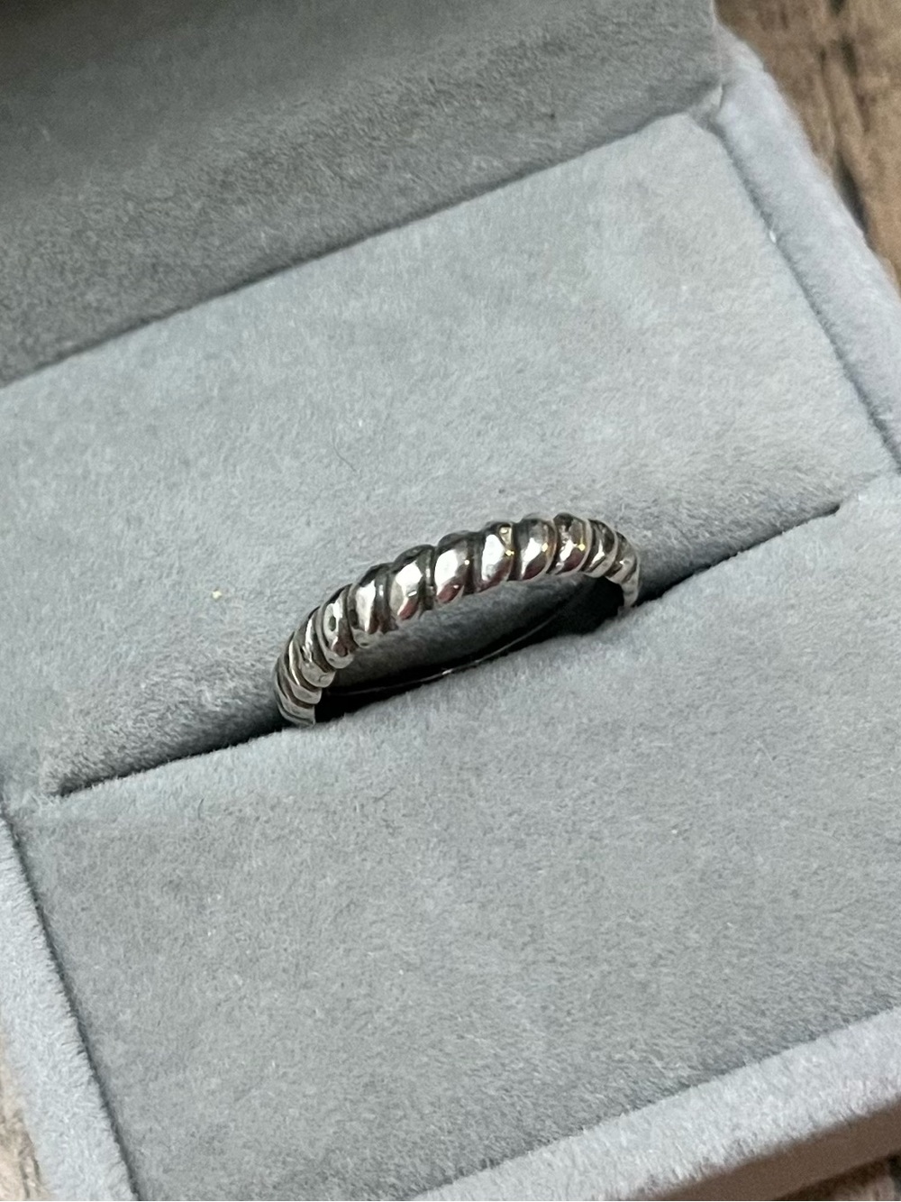 Silpada Sterling Silver Twisted Rope Stackable Ring - Silver - Picture 4 of 7